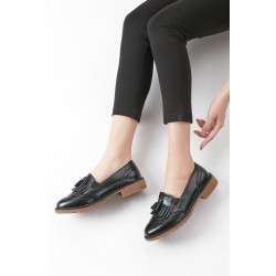 Mocasini Eleganți din Piele Naturală, Negru